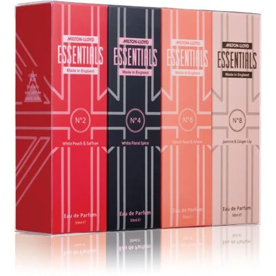 Milton Lloyd - Pack Cuádruple - Perfume para Mujeres 4x50ml Milton Lloyd - Pack Cuádruple - Perfume para Mujeres 4x50ml
