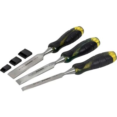 Roughneck 30-153 Professional Bevel Edge Chisel Set of 3 - Chisel Set Roughneck 30-153 Professional Bevel Edge Chisel Set of 3 - Chisel Set