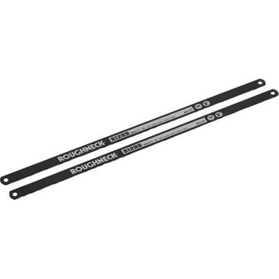 Roughneck ROU34371 Hacksaw Blades - 300mm - 24 TPI - Pack of 2 Roughneck ROU34371 Hacksaw Blades - 300mm - 24 TPI - Pack of 2