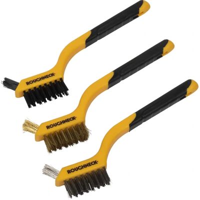 Ensemble de Petites Brosses en Fil de la Marque Roughneck ROU52005 - Set de Brosses - Publicité Ensemble de Petites Brosses en Fil de la Marque Roughneck ROU52005 - Set de Brosses - Publicité