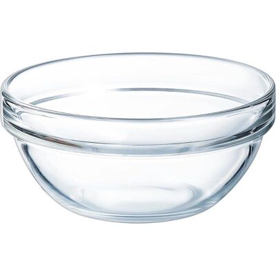 Saladier Empilable Transparent Luminarc - 12cm - Publicité Saladier Empilable Transparent Luminarc - 12cm - Publicité