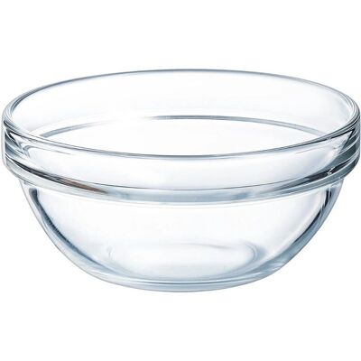 Bol à fruits Luminarc - 14cm, Empilable, Verre - Publicité Bol à fruits Luminarc - 14cm, Empilable, Verre - Publicité