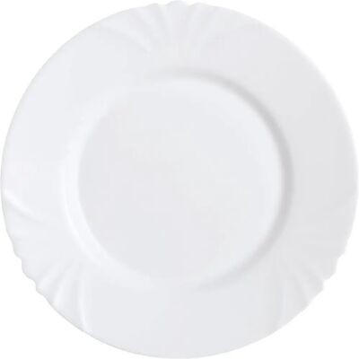 Luminarc Cadix White Glass Plate - Plate Luminarc Cadix White Glass Plate - Plate