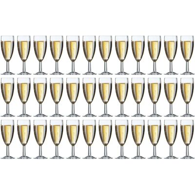 Flûte à Champagne Esmeyer Arcoroc - 145ml, Pied Court, Lavable au Lave-Vaisselle Flûte à Champagne Esmeyer Arcoroc - 145ml, Pied Court, Lavable au Lave-Vaisselle