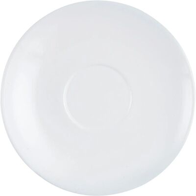 Bílý talíř na kávu Arcoroc - Porcelán na kávu Bílý talíř na kávu Arcoroc - Porcelán na kávu