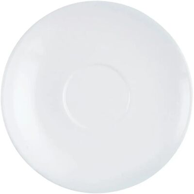 Juego de Platos de Café Blanco Arcoroc - Vajilla 6 Piezas Juego de Platos de Café Blanco Arcoroc - Vajilla 6 Piezas