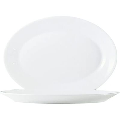 Biały talerz szklany Arcoroc - 6 szt. - 29cm - Krojony Talerz Biały talerz szklany Arcoroc - 6 szt. - 29cm - Krojony Talerz