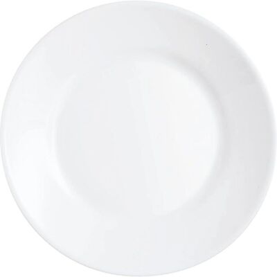 Set di Piatti da Dessert in Vetro Bianco Arcoroc - 6 Pezzi - Resistente agli urti Set di Piatti da Dessert in Vetro Bianco Arcoroc - 6 Pezzi - Resistente agli urti