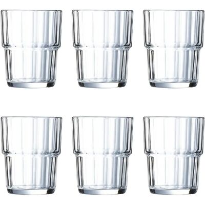 Arcoroc Noruega Gläser-Set - 6 Stück - Transparent - 16 cl Arcoroc Noruega Gläser-Set - 6 Stück - Transparent - 16 cl