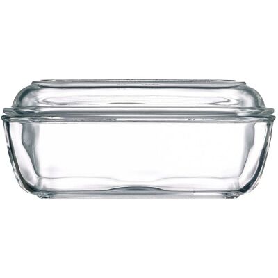 Luminarc 250g Verre Trempé Beurrier - Récipient à Beurre - Publicité Luminarc 250g Verre Trempé Beurrier - Récipient à Beurre - Publicité