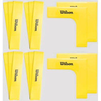 Wilson Training Marker - Yellow - Tennis Court Lines 16P Wilson Training Marker - Yellow - Tennis Court Lines 16P