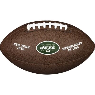 Pallone Ufficiale NFL Wilson New York Jets - Unisex Marrone Taglia 9 Pallone Ufficiale NFL Wilson New York Jets - Unisex Marrone Taglia 9