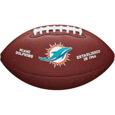 Wilson Miami Dolphins Football - Größe 9, Unisex, Offiziell NFL Wilson Miami Dolphins Football - Größe 9, Unisex, Offiziell NFL