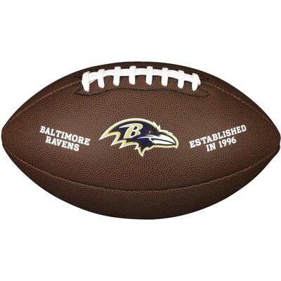 Football NFL officiel Wilson Baltimore Ravens - Taille 9 Football NFL officiel Wilson Baltimore Ravens - Taille 9