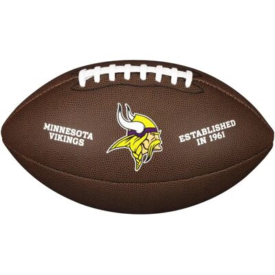 Football sous licence NFL Wilson Minnesota Vikings - Publicité Football sous licence NFL Wilson Minnesota Vikings - Publicité