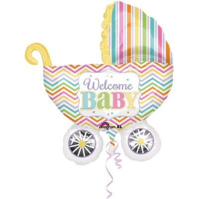 Palloncino Giocattolo Amscan - Forma di Carrozza Palloncino Giocattolo Amscan - Forma di Carrozza