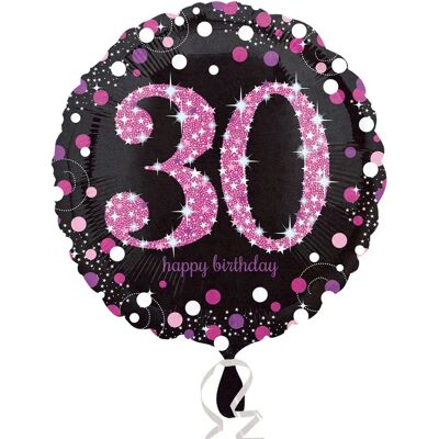 Amscan 3378501 Fuchsia 30e Verjaardagsballon Amscan 3378501 Fuchsia 30e Verjaardagsballon