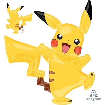 Amscan Pokémon Pikachu Aluminiumballon - Ballon Amscan Pokémon Pikachu Aluminiumballon - Ballon