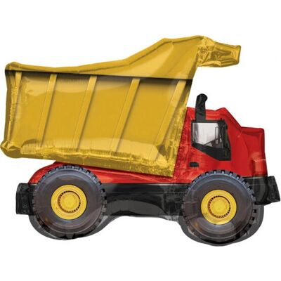 Amscan 3538901 Rotes und Gelbes Bauwagen Spielball - Partydekoration Amscan 3538901 Rotes und Gelbes Bauwagen Spielball - Partydekoration