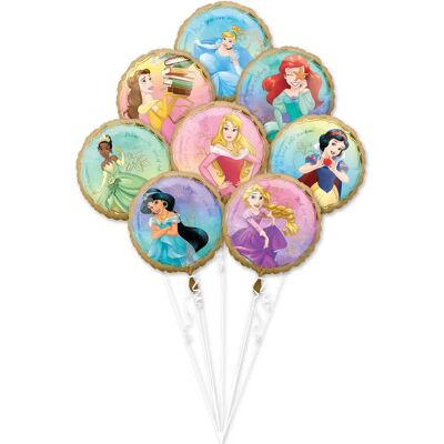 Amscan Bukiet Balonów Disney Princess - Dekoracja Imprezowa Amscan Bukiet Balonów Disney Princess - Dekoracja Imprezowa