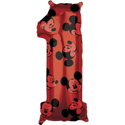 Ballon Mickey en aluminium Disney 66cm - Décoration de fête - Publicité Ballon Mickey en aluminium Disney 66cm - Décoration de fête - Publicité