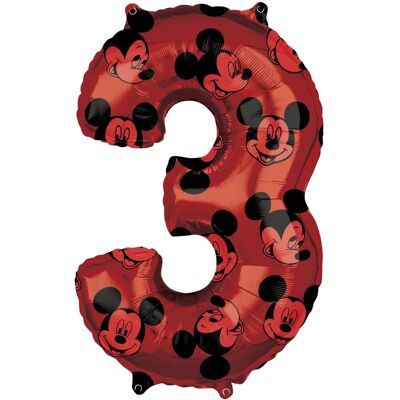 Ballon en aluminium Mickey 66 cm - Décoration de fête - Publicité Ballon en aluminium Mickey 66 cm - Décoration de fête - Publicité