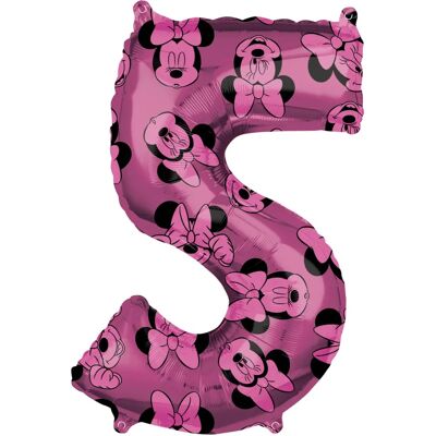 Amscan Minnie Mouse 66cm Aluminium Ballon - Feestversiering Amscan Minnie Mouse 66cm Aluminium Ballon - Feestversiering