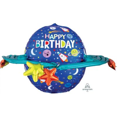 Amscan 4037501 foilový balón vesmírná cesta - dekorace na párty Amscan 4037501 foilový balón vesmírná cesta - dekorace na párty
