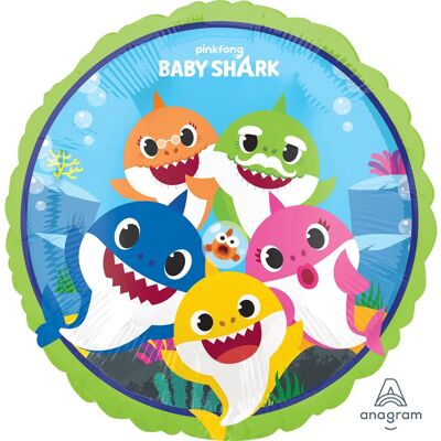 Ballon en folie Baby Shark - Décoration fête - Publicité Ballon en folie Baby Shark - Décoration fête - Publicité