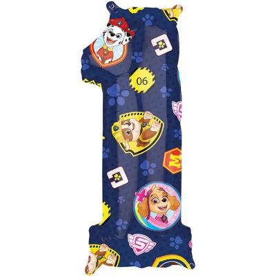 Amscan 66 cm cijfer folieballon - Paw Patrol Amscan 66 cm cijfer folieballon - Paw Patrol