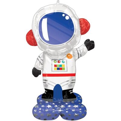 Amscan Bílý astronaut foliový balón - Oslava Amscan Bílý astronaut foliový balón - Oslava