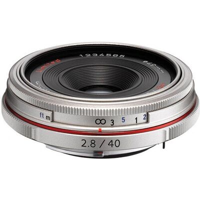 Objectif Pentax 40mm F2.8 Limited Argent - Publicité Objectif Pentax 40mm F2.8 Limited Argent - Publicité