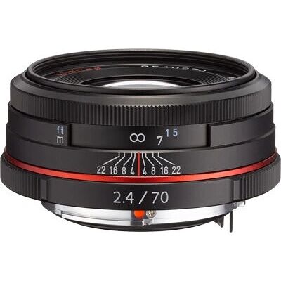 Pentax 70mm f/2.4 HD DA Objektiv in Schwarz Pentax 70mm f/2.4 HD DA Objektiv in Schwarz
