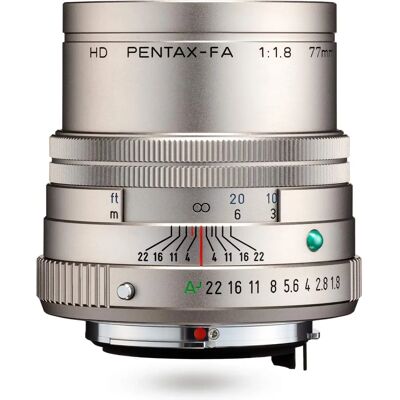 Pentax 77mm f/1.8 HD Limited Argento - Accessorio Fotocamera Pentax 77mm f/1.8 HD Limited Argento - Accessorio Fotocamera