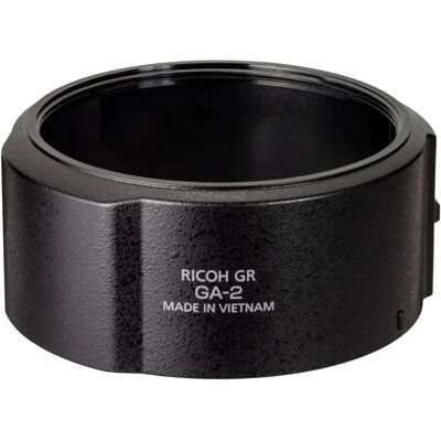 Adaptateur d'objectif Ricoh GA-2 pour Ricoh GR IIIx - Noir Adaptateur d'objectif Ricoh GA-2 pour Ricoh GR IIIx - Noir