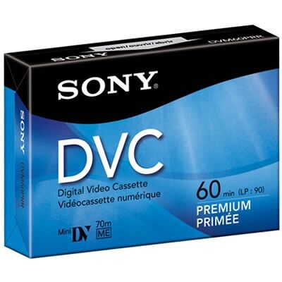 Cassette vidéo Sony DVM60PR - 60 minutes Cassette vidéo Sony DVM60PR - 60 minutes