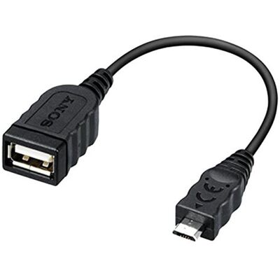 Sony VMCUAM2 Cavo Adattatore USB 10cm - USB Type-M a Type-F Sony VMCUAM2 Cavo Adattatore USB 10cm - USB Type-M a Type-F