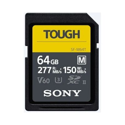 Sony Sony SF-M TOUGH SD UHS-II (R277/W150) - 64GB Sony Sony SF-M TOUGH SD UHS-II (R277/W150) - 64GB