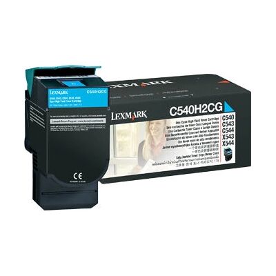Lexmark C540H2CG Cyan Toner - Original Druckerzubehör Lexmark C540H2CG Cyan Toner - Original Druckerzubehör