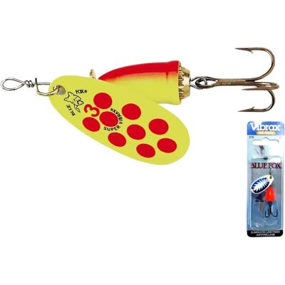Blue Fox Vibrax Hot Pepper Spinner - 8g - Fiskefanger Blue Fox Vibrax Hot Pepper Spinner - 8g - Fiskefanger