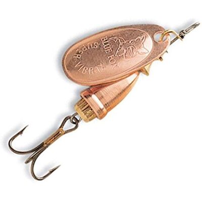 Blue Fox Vibrax Kobber-Spinner - 8g - Original Fiskelede Blue Fox Vibrax Kobber-Spinner - 8g - Original Fiskelede