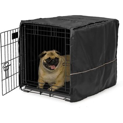 iCrate Modèle - Housse en tissu pour cage - Noire - 61 cm - Publicité iCrate Modèle - Housse en tissu pour cage - Noire - 61 cm - Publicité