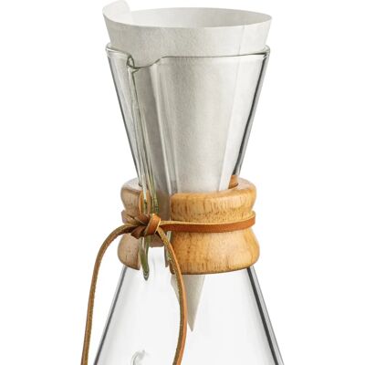 Filtru de cafea de unică folosință Chemex Bonded 100 buc. Filtru de cafea de unică folosință Chemex Bonded 100 buc.