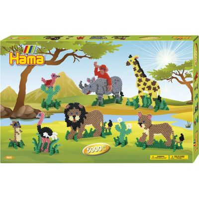 Hama 3041 Mosaikset - 5000 Midi-Perlen, Safari - Unisex Hama 3041 Mosaikset - 5000 Midi-Perlen, Safari - Unisex