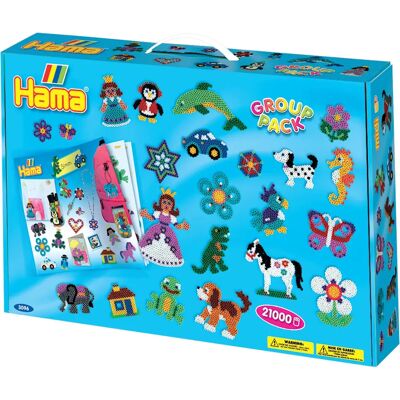 HAMA Gioco di artigianato - Set di 21.000 perline HAMA Gioco di artigianato - Set di 21.000 perline