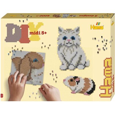 Hama Mehrfarbige Tierperlen-Set - Bastelset für Kinder Hama Mehrfarbige Tierperlen-Set - Bastelset für Kinder