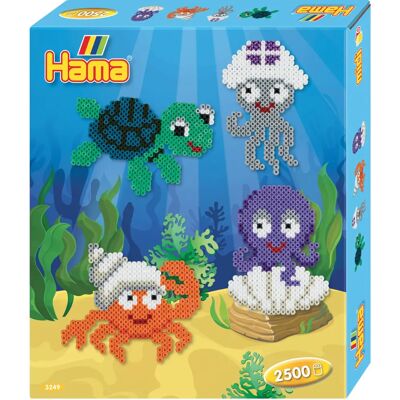 Hama 3249 Jouet d'Artisanat - Thème Eau - 2500 Perles MIDI - Publicité Hama 3249 Jouet d'Artisanat - Thème Eau - 2500 Perles MIDI - Publicité