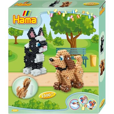 Boîte Cadeau Hama Beads 3D Chiens & Chats - Kit Créatif - Publicité Boîte Cadeau Hama Beads 3D Chiens & Chats - Kit Créatif - Publicité