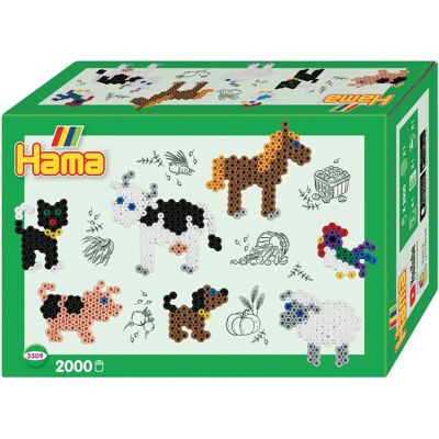 Hama 3509 - Kunsthandwerk Spielzeug, ca. 2000 Midi-Perlen, Für Kinder ab 5 Jahre Hama 3509 - Kunsthandwerk Spielzeug, ca. 2000 Midi-Perlen, Für Kinder ab 5 Jahre