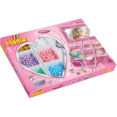 Hama Rosa Kreativboks - Perlesett for Barn Hama Rosa Kreativboks - Perlesett for Barn